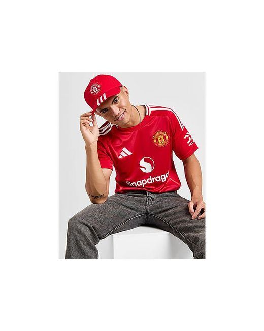 adidas Manchester United Fc Baseball Cap in Red Lyst UK