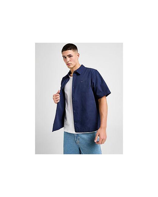 Nike Blue Short Sleeve Shirt for men
