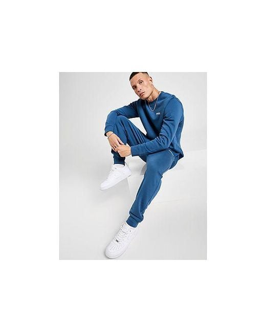 McKenzie Black Essential Crew Tracksuit for men