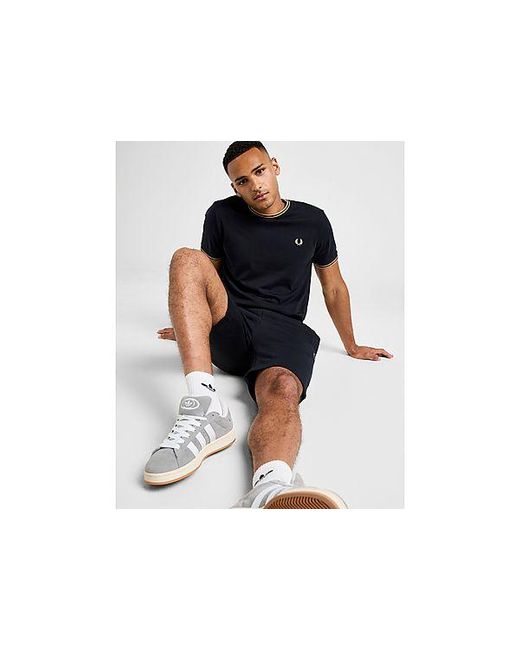Fred Perry Black Twin Tipped T-shirt for men