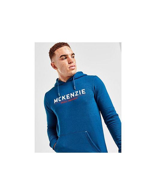 McKenzie Blue Essential Edge Elevated Overhead Tracksuit for men