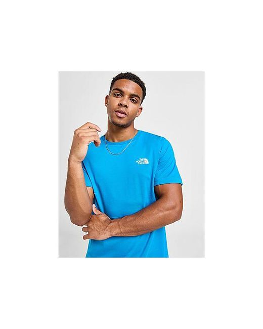 The North Face Blue Box Back T-shirt for men