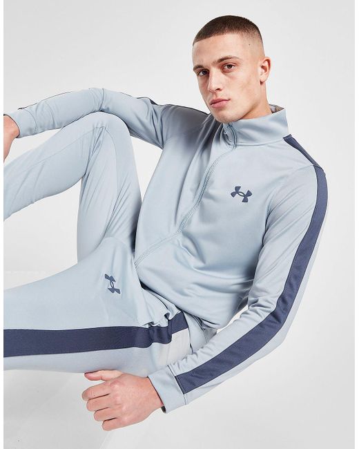 Under Armour Blue Poly Tracksuit for men