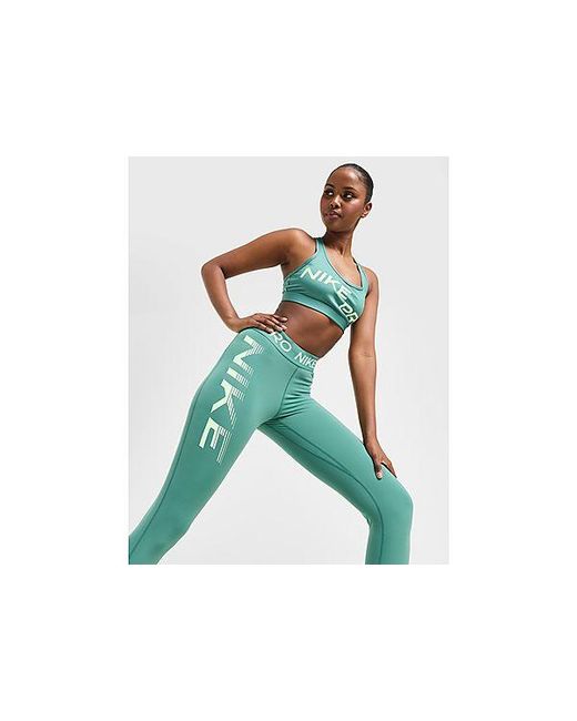Nike Green Training Pro Graphic Tights