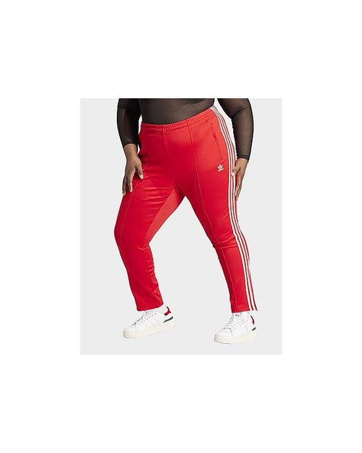 Pantalon de survêtement Adicolor SST (Grandes tailles) Adidas Originals en coloris Red