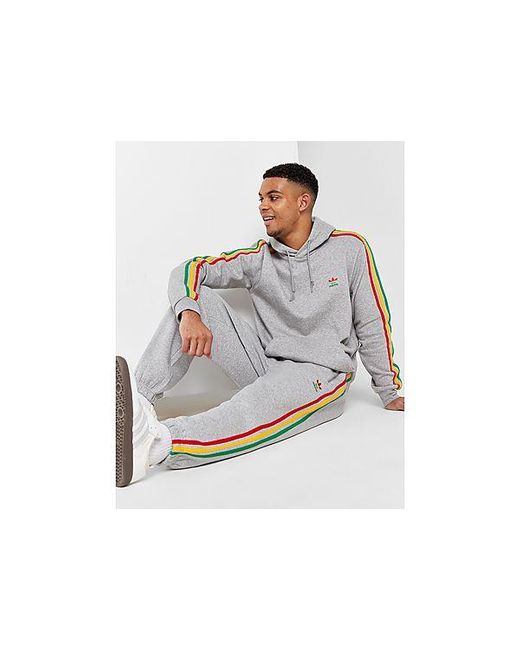 Adidas Originals Black 3-stripes Multi Hoodie for men