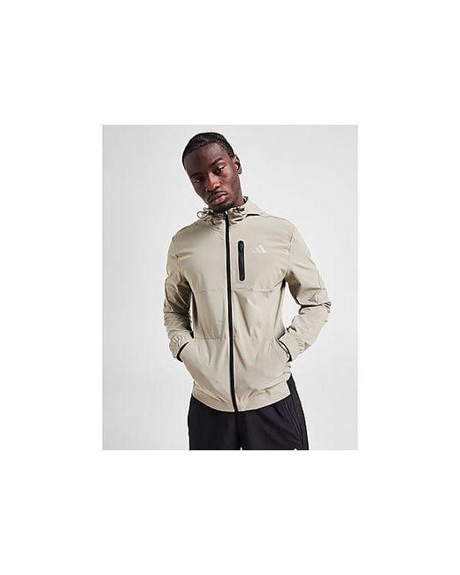 Adidas Black Designed For Training Full Zip Jacket for men