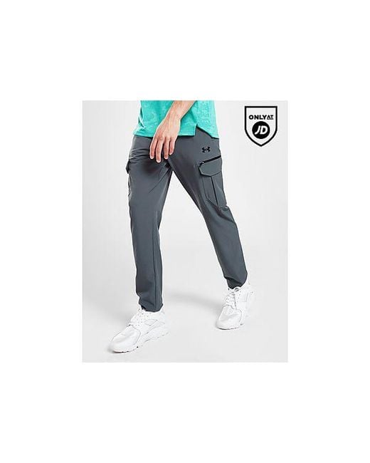 Pantalon Cargo Zippé Under Armour pour homme en coloris Black