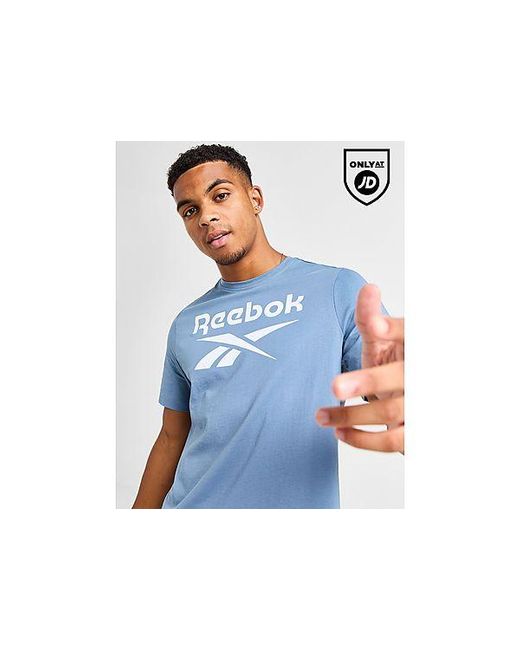 T-shirt Large Logo Reebok pour homme en coloris Blue