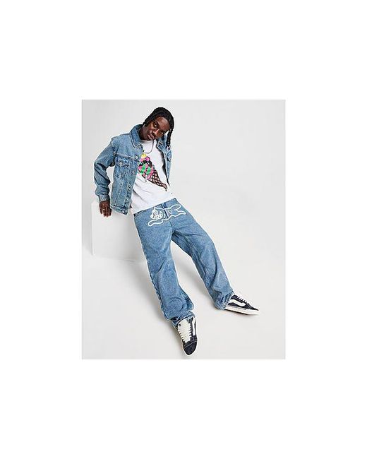 ICECREAM Blue Running Dog Jeans for men