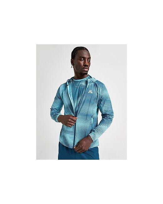 MONTIREX Blue Peak All Over Print Windbreaker Jacket for men