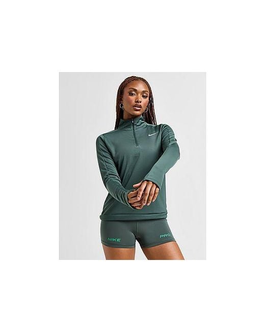 Nike Black Running Pacer 1/4 Zip Dri-fit Track Top