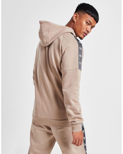 Adidas originals tape fleece hoodie top
