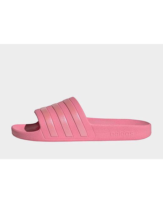 Adidas Originals Pink Adilette Aqua Slides