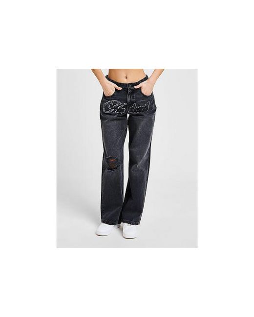 Hoodrich Black Front Script Jeans