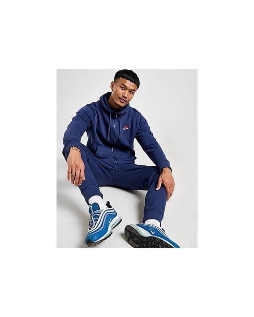 Nike blue foundation hoodie sale