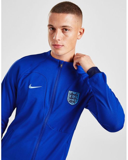 Nike England Anthem Jacket in Blue for Men | Lyst UK