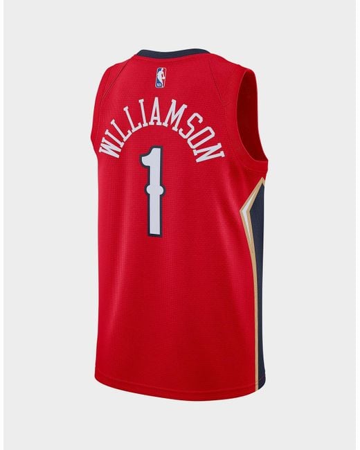 Nike Synthetic New Orleans Pelicans Pelicans Statement Edition 2020 Jordan Nba Swingman Jersey ...