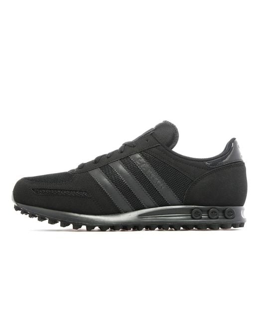 lyst adidas originali la trainer in nero per gli uomini. lyst adidas originali la trainer in nero per gli uomini.