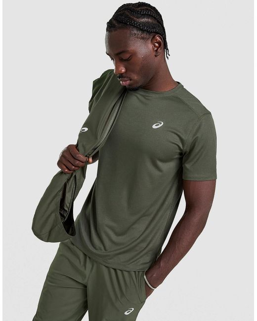 T-Shirt Core Asics pour homme en coloris Green