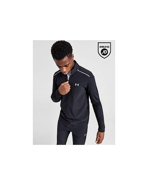 Haut Zippé UA Storm Run Under Armour pour homme en coloris Black