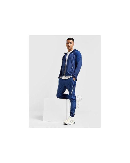 Asics Black Lite-show Woven Track Pants for men