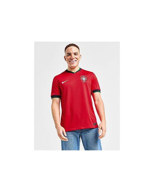 Nike Red Portugal 2024 Home Shirt for men