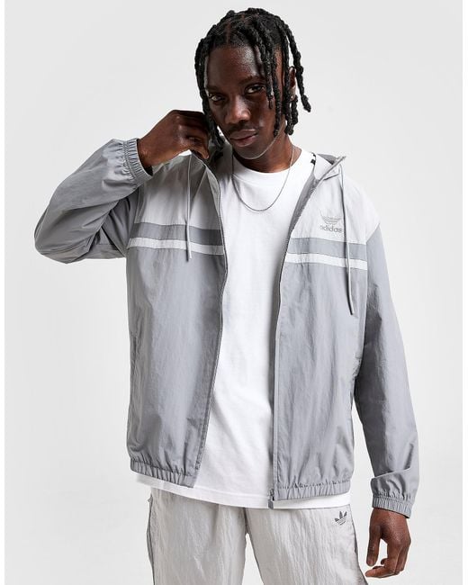 Colour Block Vintage Antivento di Adidas Originals in Black da Uomo