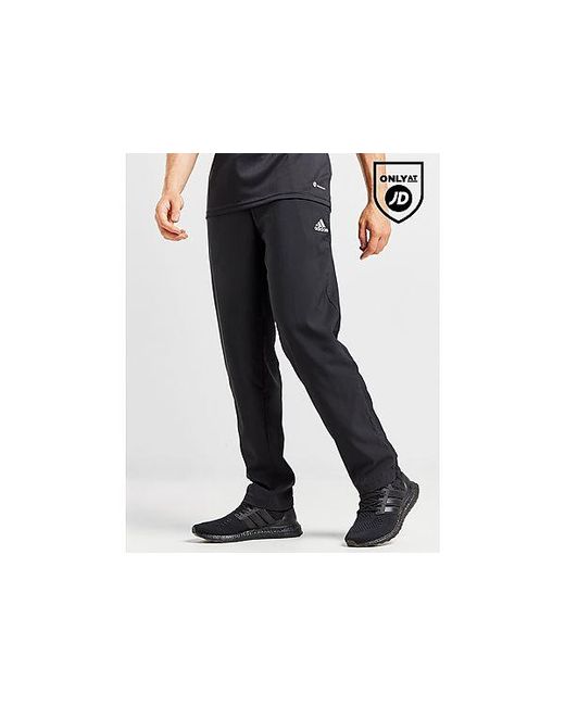 Pantalon droit à petit logo brodé AEROREADY Essentials Stanford adidas pour  homme en coloris Noir | Lyst