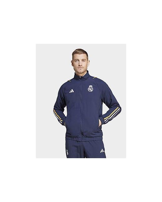 Adidas Blue Real Madrid Tiro 23 Presentation Jacket for men