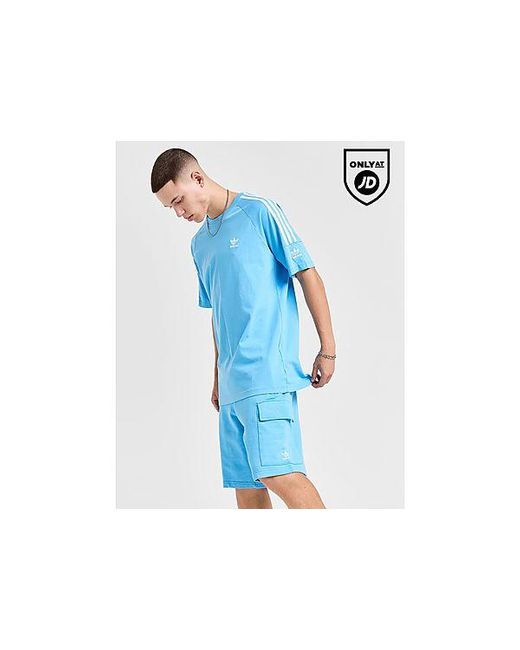 T shirt Lock Up adidas Originals en coloris Bleu Lyst