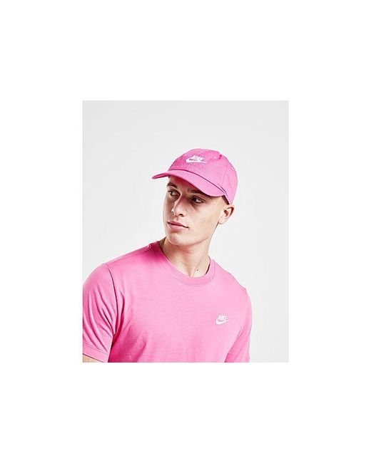 Nike Pink Heritage 86 Futura Washed Cap for men