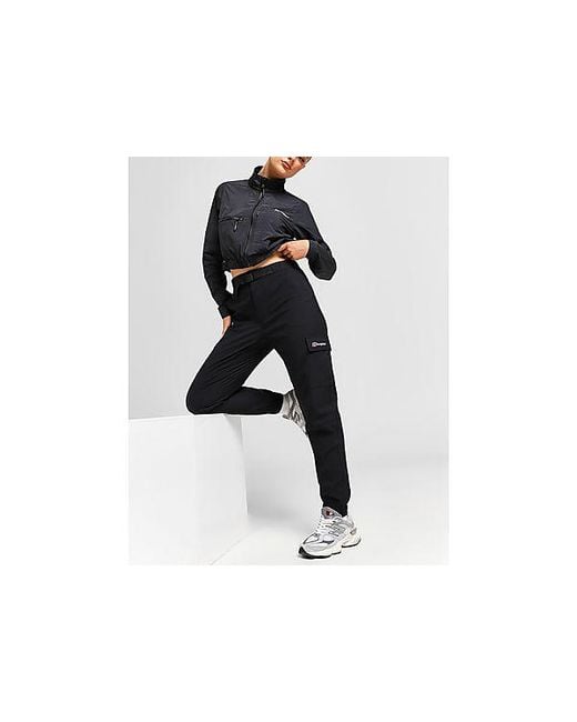 Berghaus Black Cargo Track Pants for men