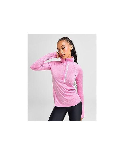 Under Armour Black Ua Tech 1/2 Zip Top