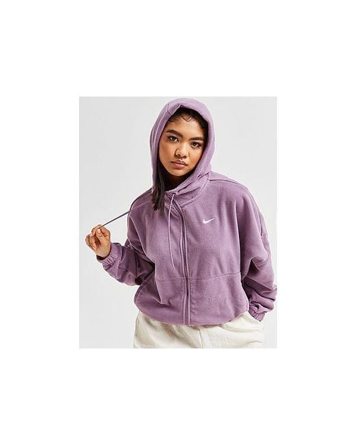 Therma-FIT Polar Full Zip Hoodie di Nike in Purple