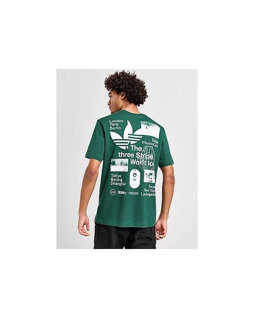 Adidas Originals Green World Tour T-shirt for men