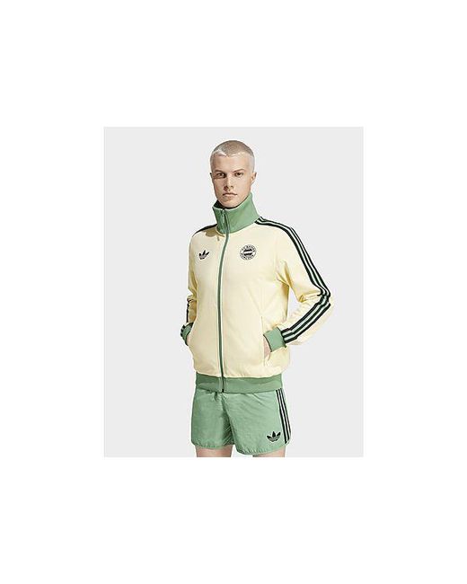 Veste de survêtement FC Bayern Beckenbauer Adidas pour homme en coloris Green