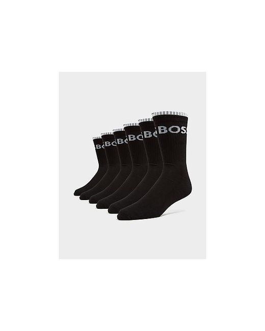 Lot de 6 paires de chaussettes Boss pour homme en coloris Black