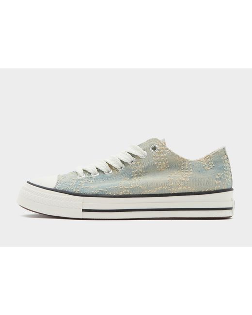 Mens Chuck Taylor All Star Throwback Ox di Converse in White da Uomo