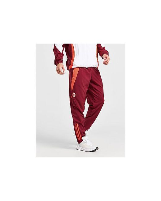 adidas As Roma Presentation Track Pants in Red for Men Lyst UK