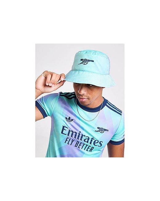 Adidas Originals Blue Arsenal Fc Bucket Hat