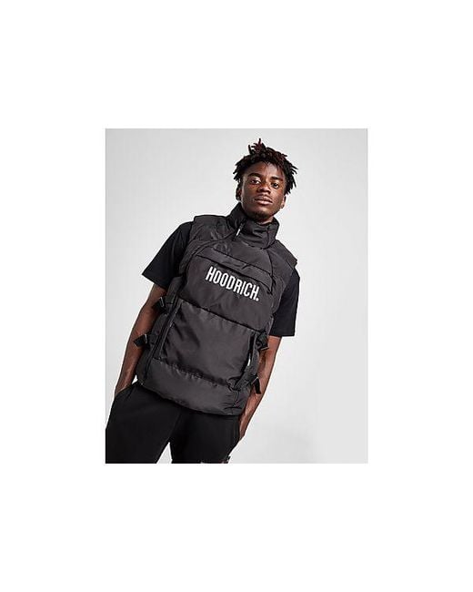 Hoodrich Black Astro V3 Vest Jacket for men