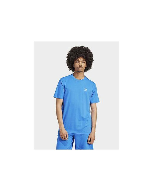 Adidas Originals Blue Trefoil Essentials T-shirt for men