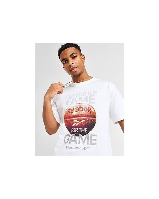 Reebok Black Basketball Game T-shirt for men