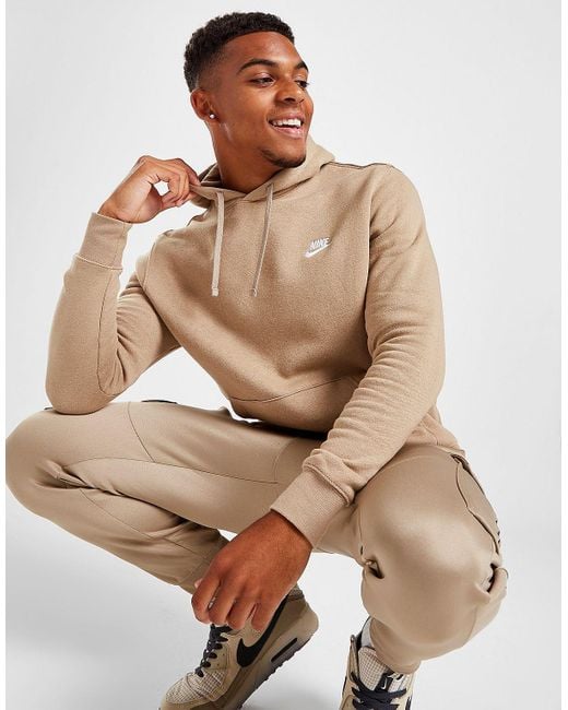 Nike Foundation Hoodie in Natural for Men | Lyst UK