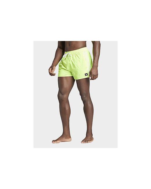 Adidas Black 3-stripes Clx Very-short-length Swim Shorts for men