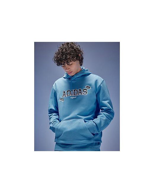 Adidas Originals Blue Gradient Hoodie for men