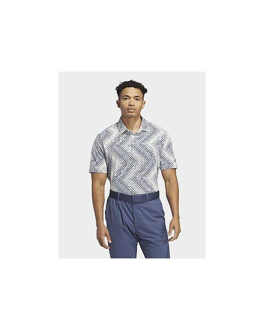 Adidas Black Ultimate365 Allover Print Polo Shirt for men
