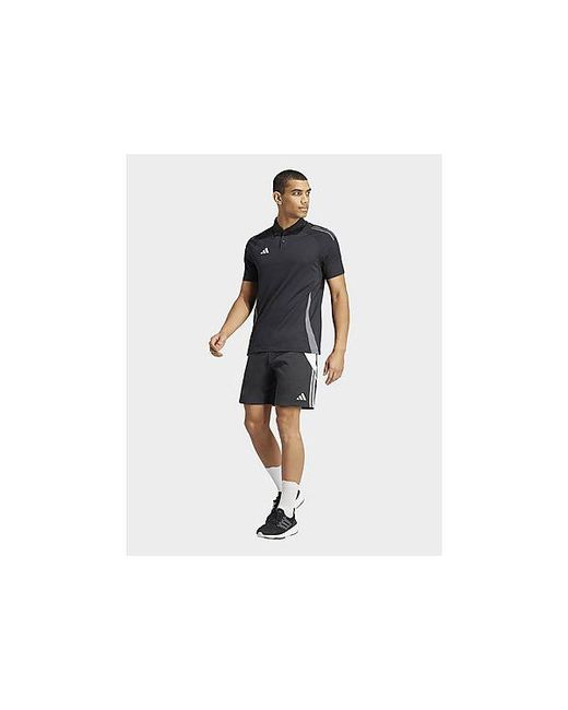 Adidas Black Tiro 24 Sweat Shorts for men