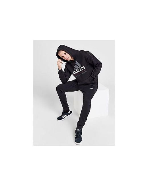 adidas Badge Of Sport Logo Tracksuit in Black for Men Lyst UK